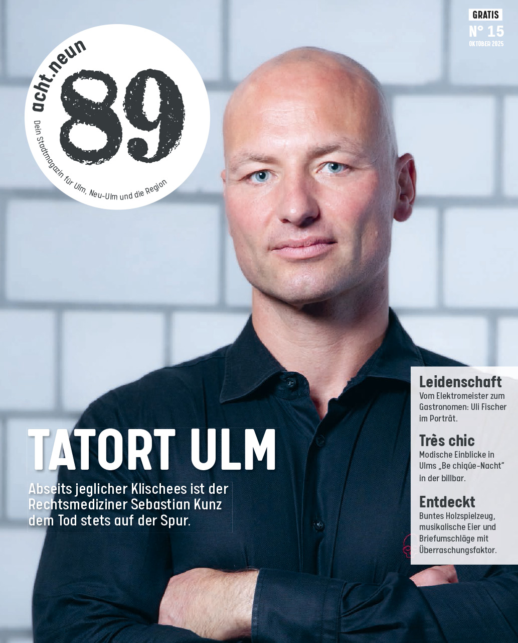 acht.neun – Dein Stadtmagazin für Ulm, Neu-Ulm und die Region – Archiv, Cover Ausgabe Juni 2024