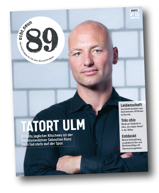 acht.neun – Dein Stadtmagazin für Ulm, Neu-Ulm und die Region – Home, Hero Image