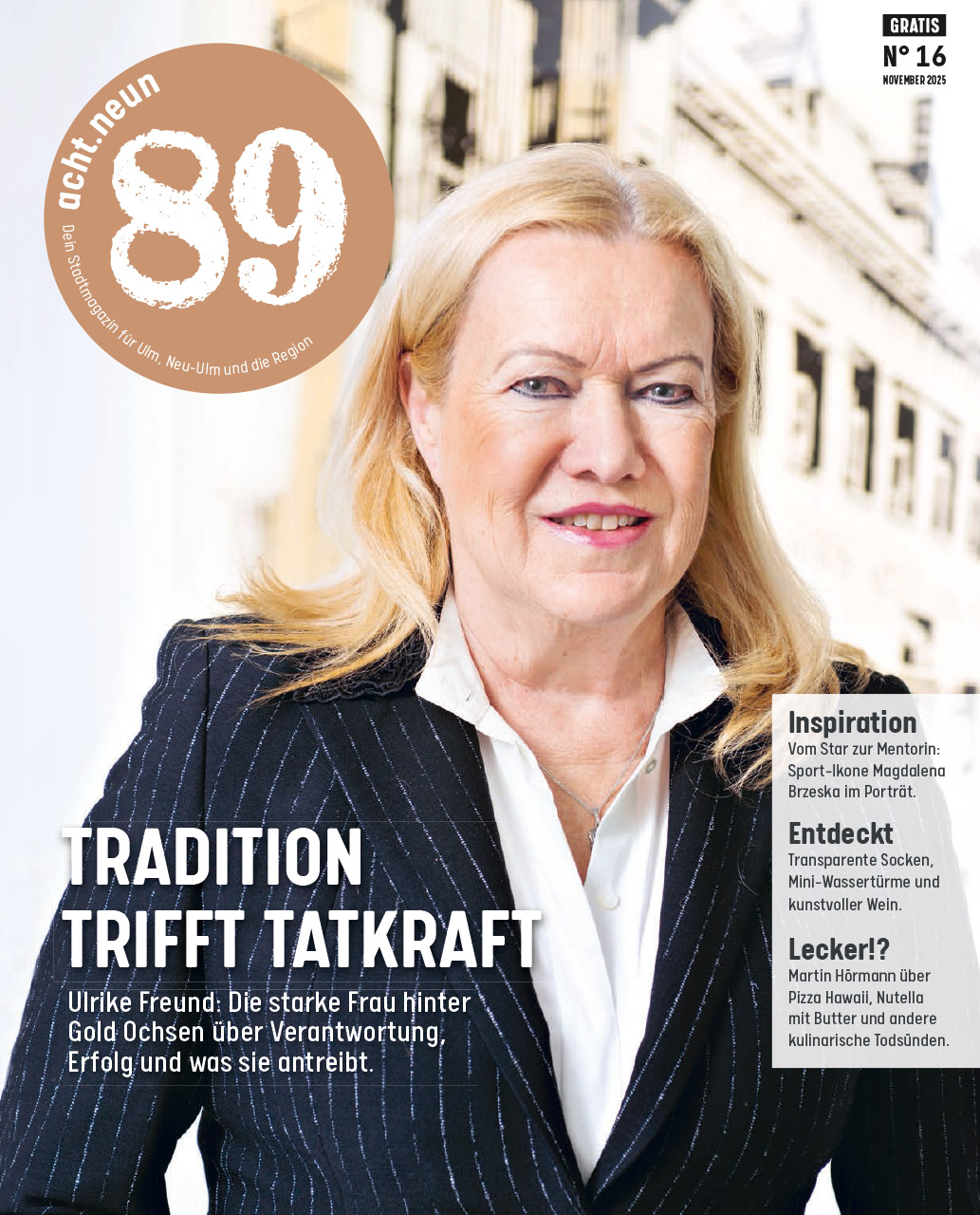 acht.neun – Dein Stadtmagazin für Ulm, Neu-Ulm und die Region – Archiv, Cover Ausgabe Juni 2024