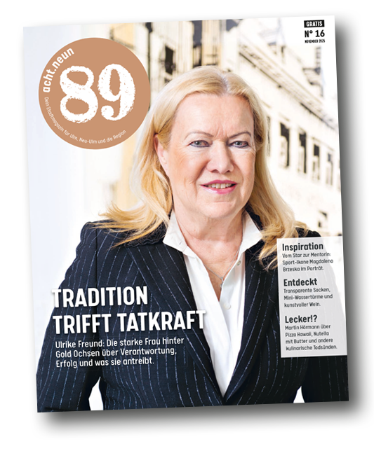 acht.neun – Dein Stadtmagazin für Ulm, Neu-Ulm und die Region – Home, Hero Image