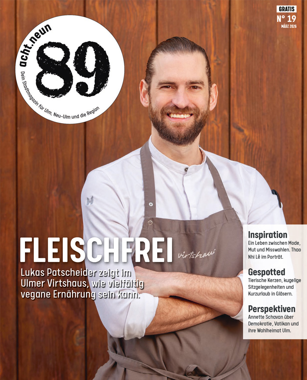 acht.neun – Dein Stadtmagazin für Ulm, Neu-Ulm und die Region – Archiv, Cover Ausgabe Juni 2024