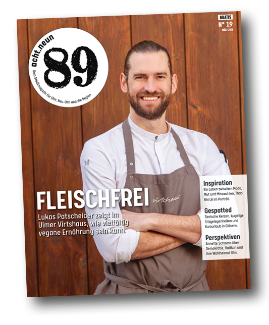 acht.neun – Dein Stadtmagazin für Ulm, Neu-Ulm und die Region – Home, Hero Image