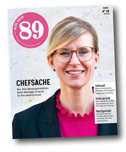 Cover-89-april_2026 acht.neun – Dein Stadtmagazin für Ulm, Neu-Ulm und die Region – Home, Hero Image