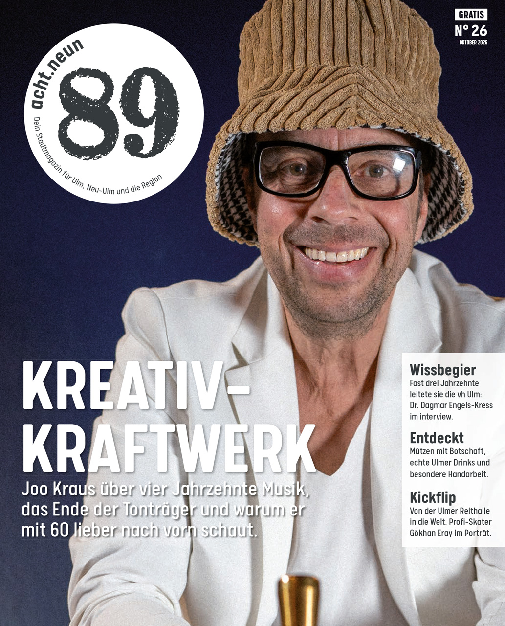 acht.neun – Dein Stadtmagazin für Ulm, Neu-Ulm und die Region – Archiv, Cover Ausgabe Juni 2024