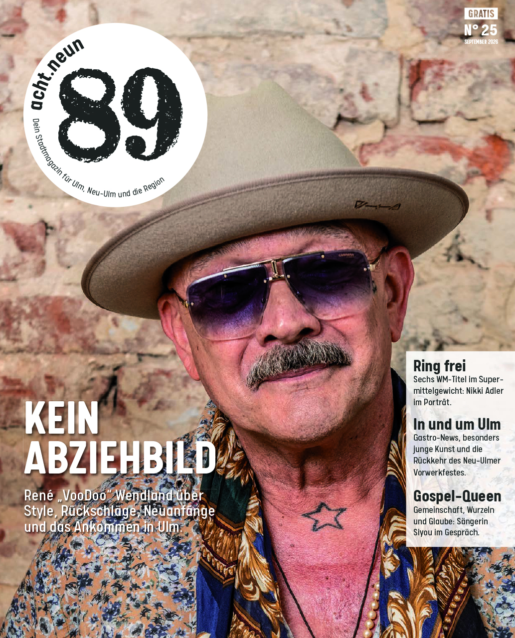 acht.neun – Dein Stadtmagazin für Ulm, Neu-Ulm und die Region – Archiv, Cover Ausgabe Juni 2024